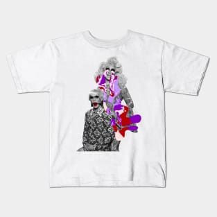 Trixie Mattel And Katya zamolodchikova Trippy Purple Single Tears Halloween Design 1 Kids T-Shirt